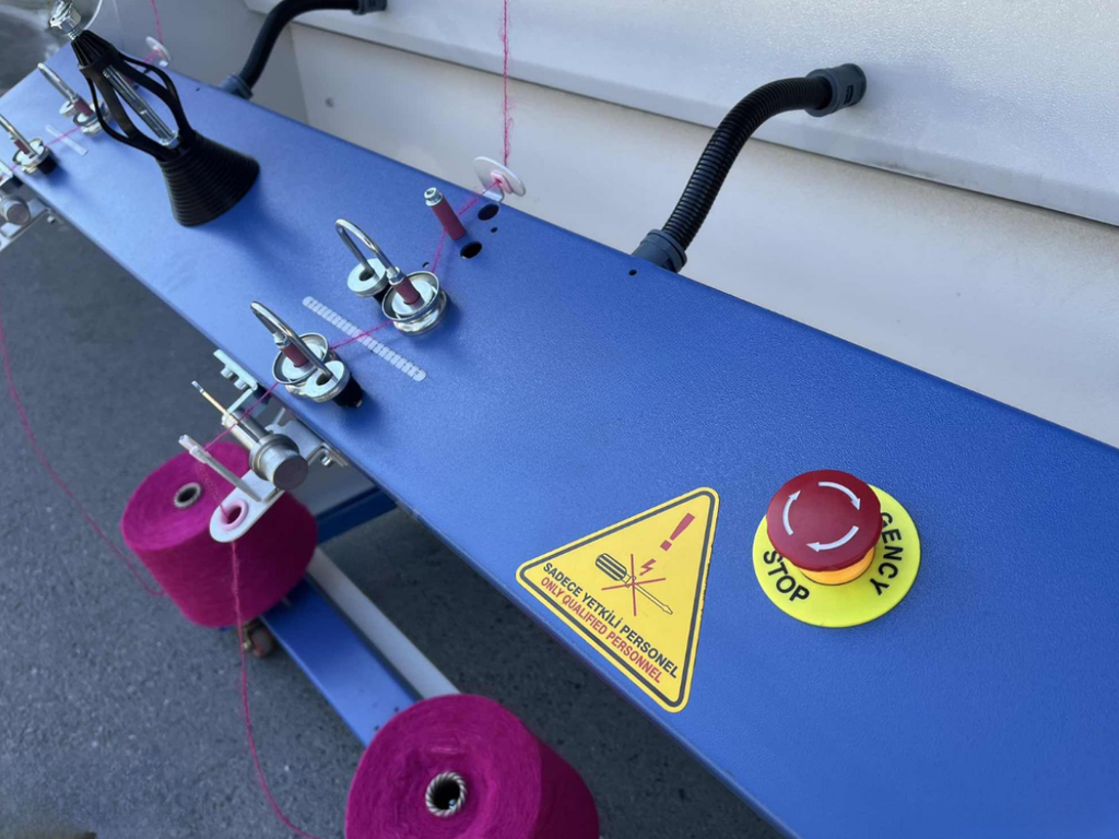 10 İnç Slindir 4'lü Yeni Sistem İplik Aktarma Makinası